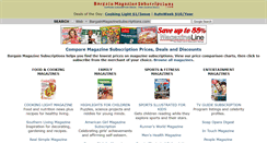 Desktop Screenshot of bargainmagazinesubscriptions.com